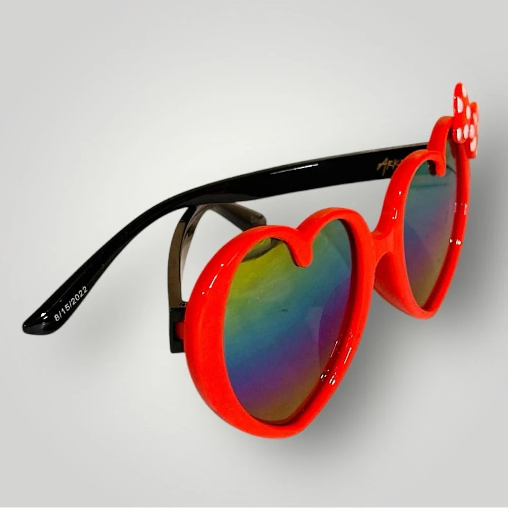 Minnie Mouse Heart Shaped Sunglasses